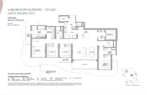 Zyon Grand 4 Bedroom Supreme + Study Type DS2s